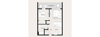 A4 Floor Plan at Huxley Scottsdale, Scottsdale, AZ