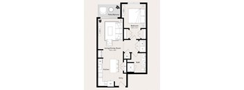 A9 Floor Plan at Huxley Scottsdale, Scottsdale Arizona