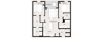 B5 Floor Plan at Huxley Scottsdale, Scottsdale