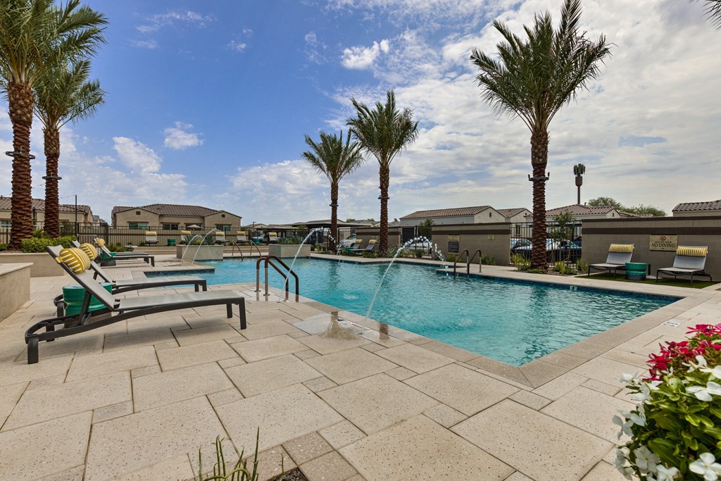 Swimming Pool with Relaxing Sun Decks at Pillar Lago