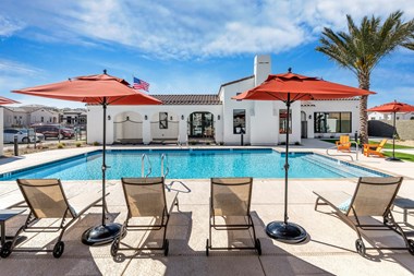 Poolside lounge area at Pillar at Fountain Hills in AZ - Photo Gallery 2
