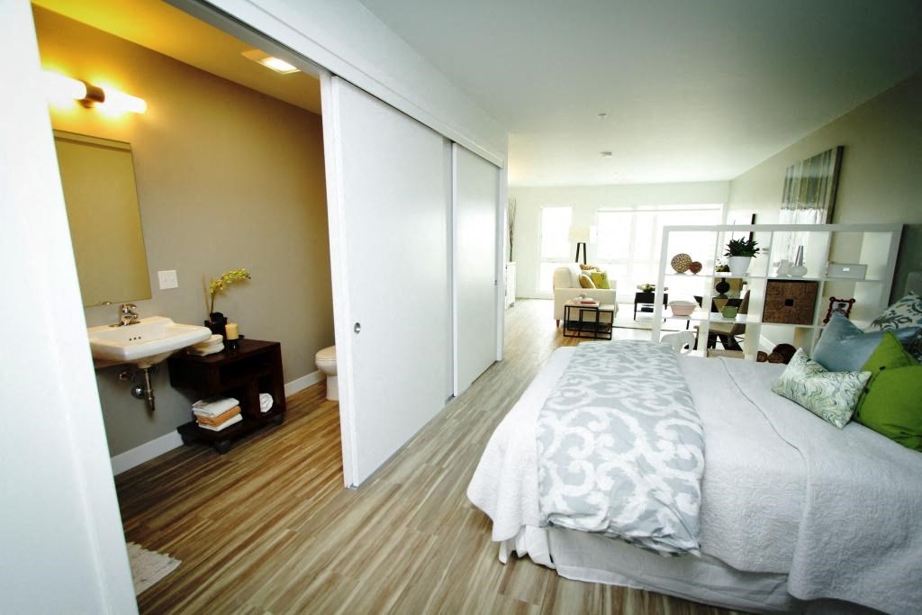 Studio Floor Plan at Pine Minor, Seattle, Washington