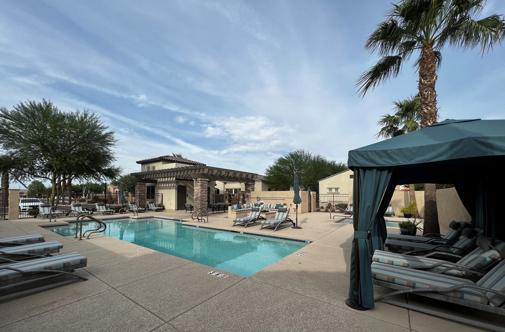 Community Pool with Cabanas