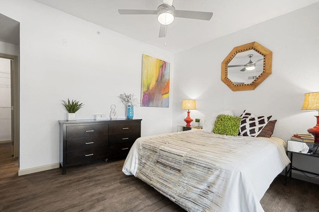 Bedroom, Bed, Dresser, Interior Design