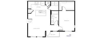 CH-1 Floor Plan at The Hendry, Henderson, 89074