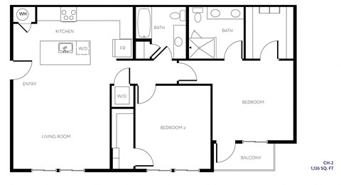 CH-2 Floor Plan at The Hendry, Nevada