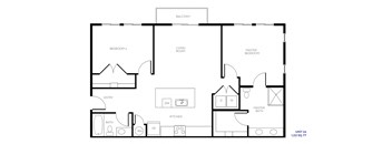 Unit 2A Floor Plan at The Hendry, Henderson, NV, 89074