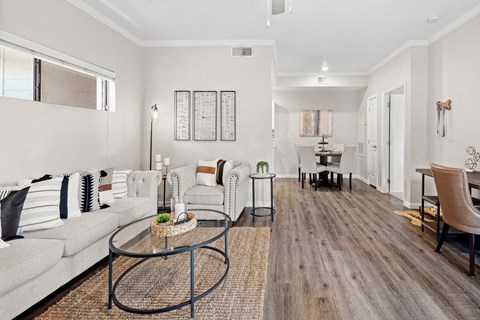 Living Area, Couch, Dining Area, Coffee Table