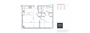 a floor plan of a small apartment