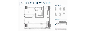Architectural schematic of floorplan