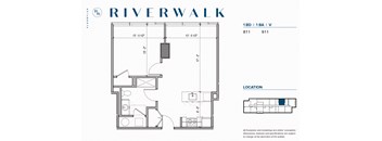 Architectural schematic of floorplan
