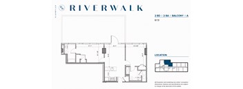 Architectural schematic of floorplan