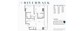 Architectural schematic of floorplan