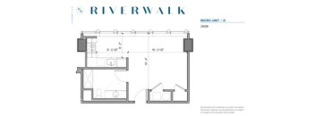 1 bedroom 1 bath Microunit D