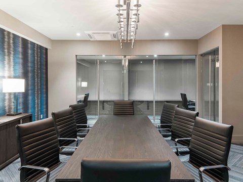 The business center at Franklin Tower