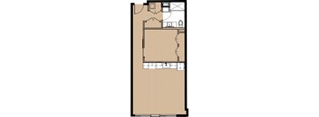 1 bedroom 1 bath H at The Freelon at Sugar Hill, Detroit, MI 48201