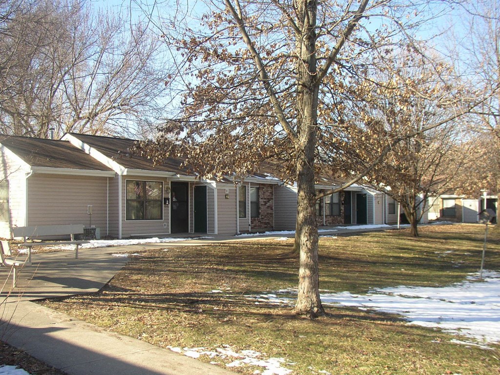 a house with a tree in front of it