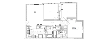 Meridian Point floor plan at Meridian Point at Goulds Station in Miami, FL, 33170