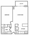 1 Bedroom Apartment