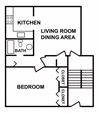 1 Bedroom Apartment