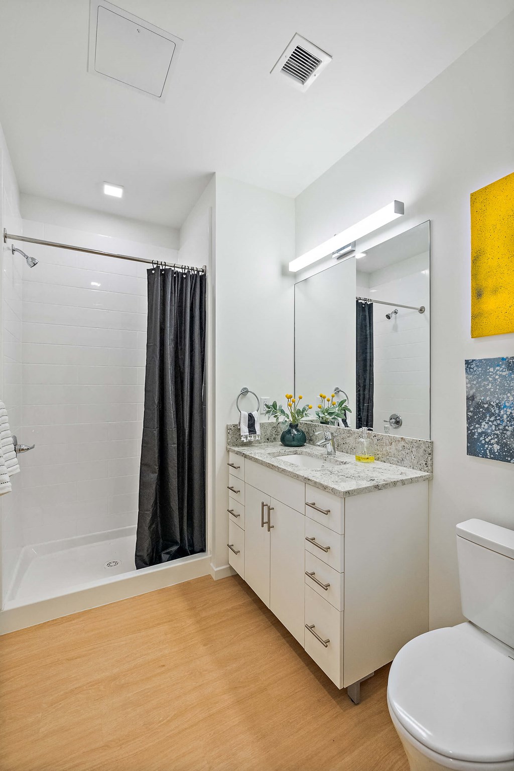 Bathroom with vanity at The Freelon at Sugar Hill, Detroit, MI, 48201