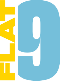 FLAT 9 at WHITTIER logo