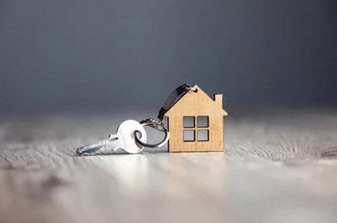 a small house with a lock on it