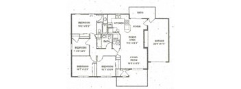 a diagram of a floor plan of a house