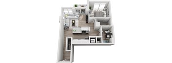 a 2400 sq ft floor plan with a bedroom and a living room