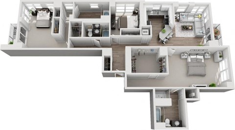 a floor plan is shown with a bedroom and living room