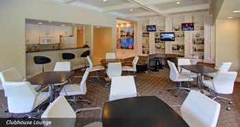Huge resident lounge, resident cyber lounge, resident cyber café, free wi-fi, resident clubhouse space at Embassy Park Apartments in Omaha, Nebraska - Photo Gallery 12