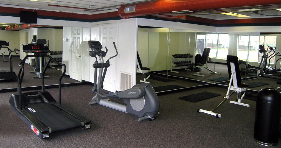 Fitness center at Kensington Woods Apartments in Omaha, Nebraska