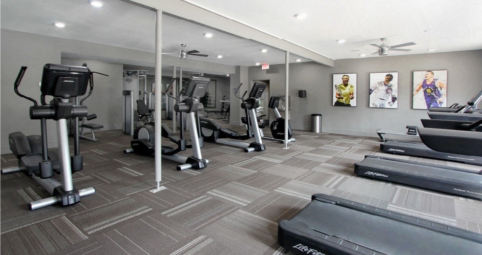 Apartments near Wesleyan and the University of Nebraska Lincoln with huge 24-hour fitness center at LionsGate Apartments in Lincoln, Nebraska