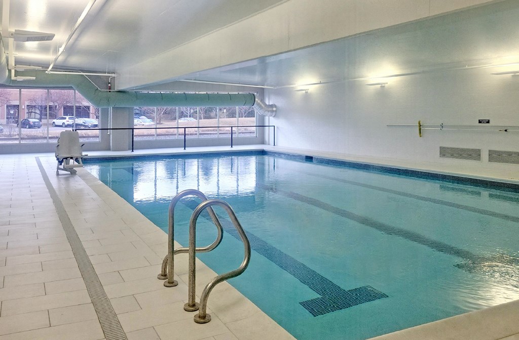 Luxury apartments with indoor lap pool at Xenia Apartments in Golden Valley Minnesota