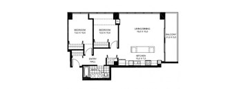 the floor plan of the lower level of a house