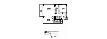 the plan of the upper floor of the house