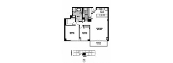 the plan of the upper floor of the house