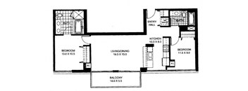 the plan of the lower level of the house showing the floor plan with the bedrooms