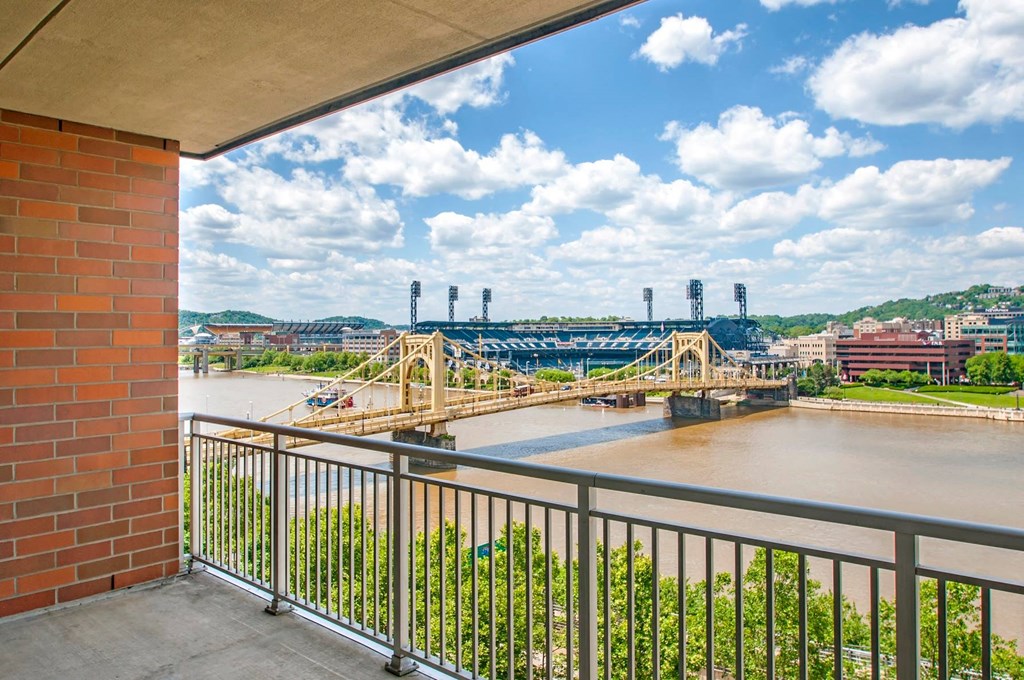 Private Balconies Encore Apartments Downtown Pittsburgh