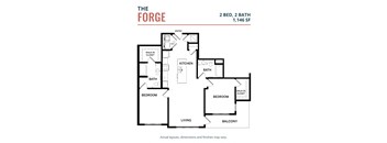 a floor plan of a house with a bedroom and a bathroom