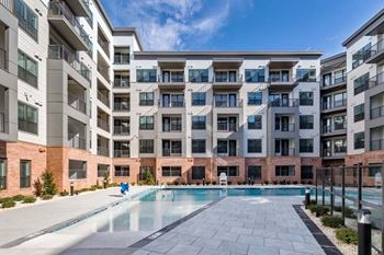 Pool and building at The Shirley, Odenton, 21113