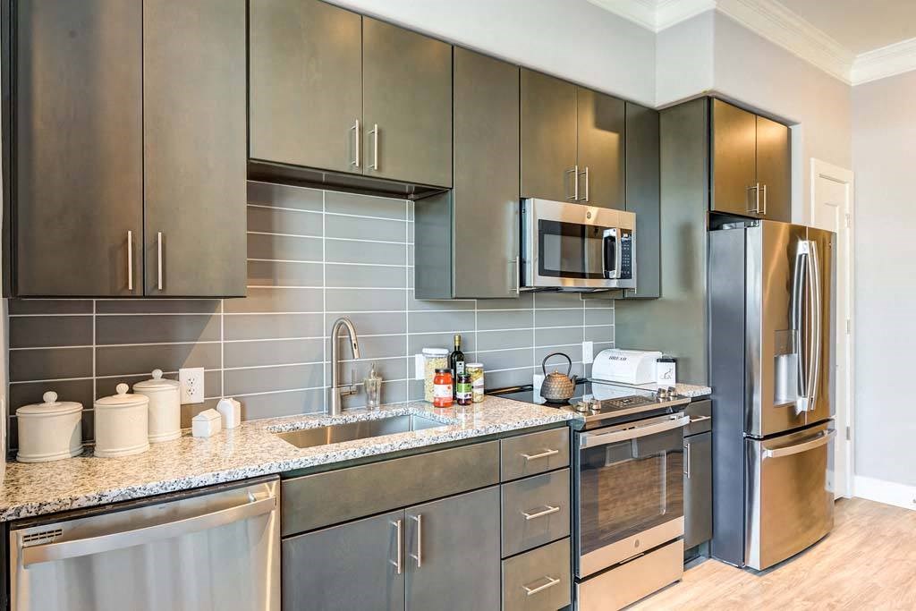 Kitchen area at The Shirley Apartments , Maryland 21113