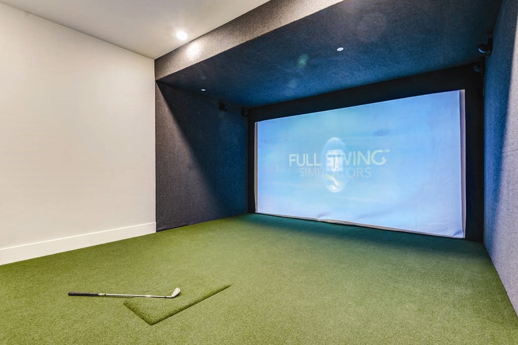 Golf Simulator Amenity at The Shirley Apartments , Odenton, Maryland