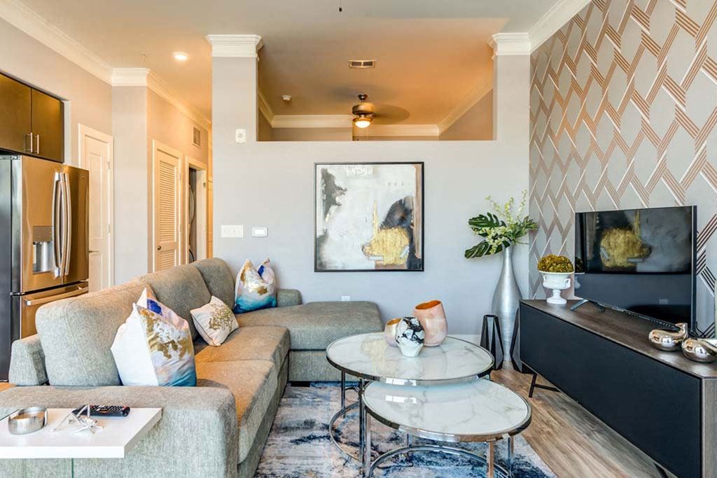 Living room with couch at The Shirley Apartments , Odenton, Maryland, 21113