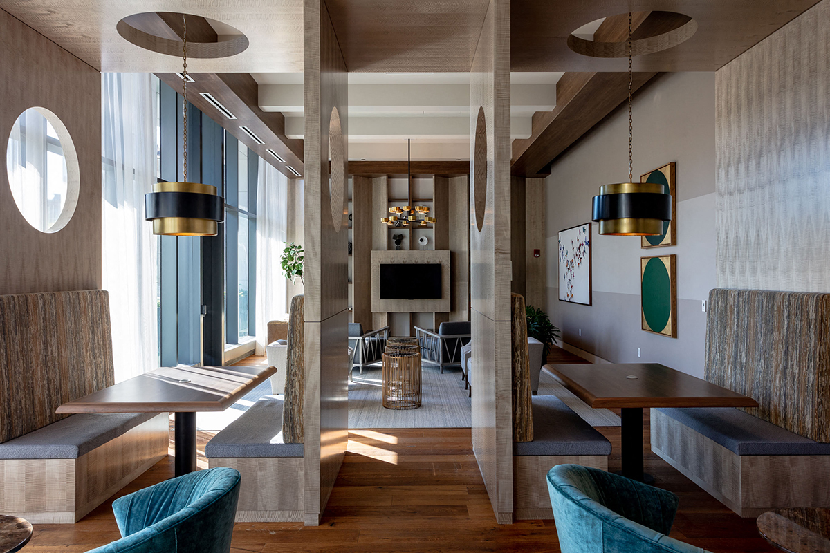 Cyber Lounge at The Apartments at Lincoln Common, Illinois, 60614