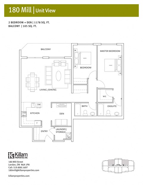 180 Mill Street # 1-3 Beds Apartment, Student, London for Rent - Photo Gallery 23