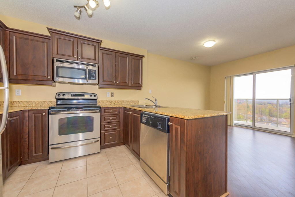 180 Mill Kitchen & Living Room With Window
