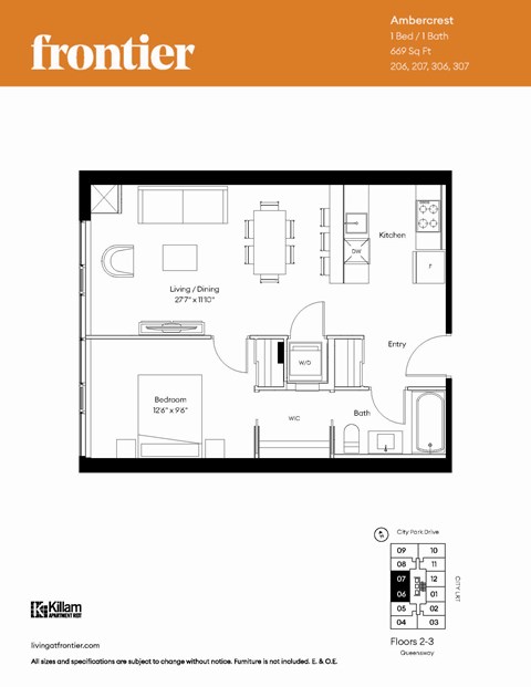 Ambercrest - 1 Bed | 1 Bath