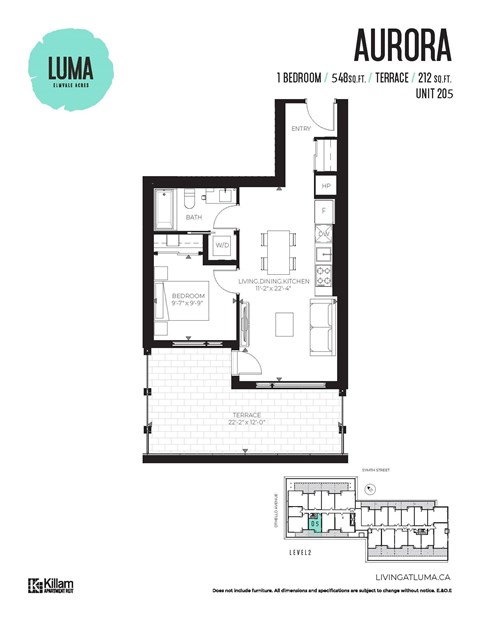 Aurora - 1 Bed | 1 Bath