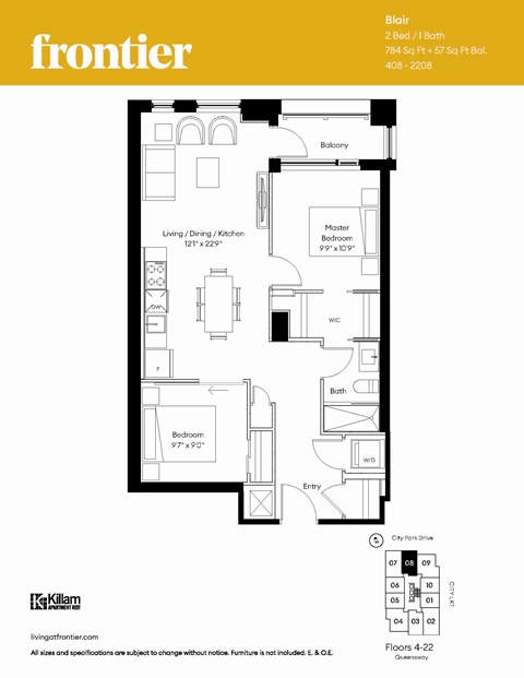 Blair - 2 Bed | 1 Bath